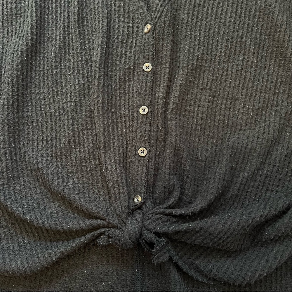 UO Out from Under Longsleeve Waffleknit Top - Picture 5 of 13
